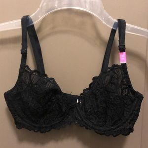 PINk Unlined Underwire Lace Bra 32C